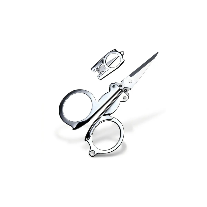Stainless Steel Pocket Scissors (Foldable Travel Scissors)-1