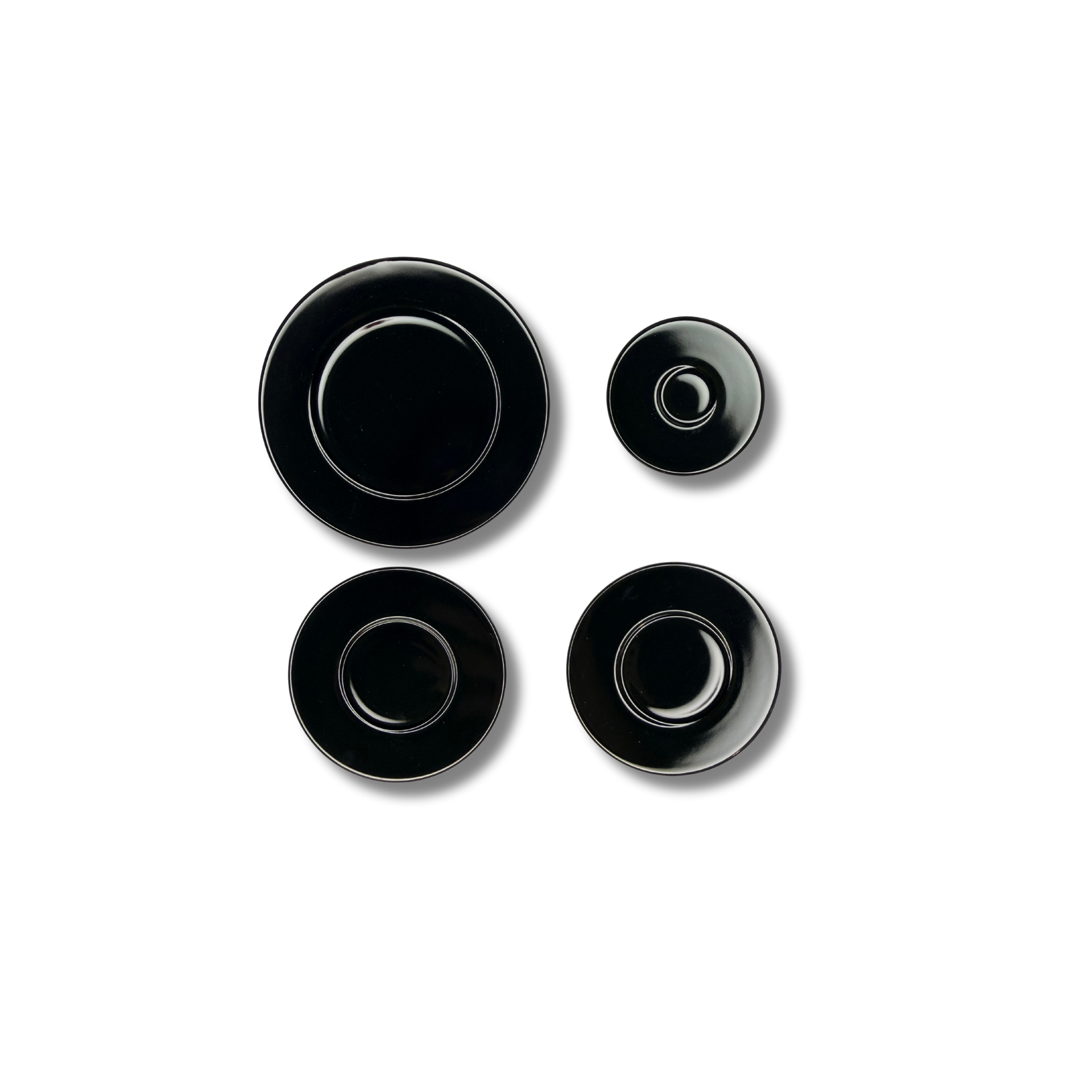 Gas Stove Burner Cap & Burner Base Set